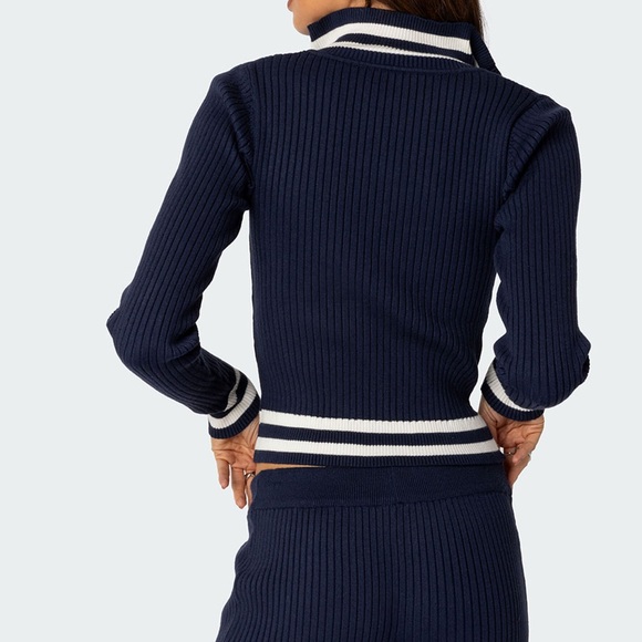 Edikted Pluto Ribbed Cardigan - Picture 7 of 7